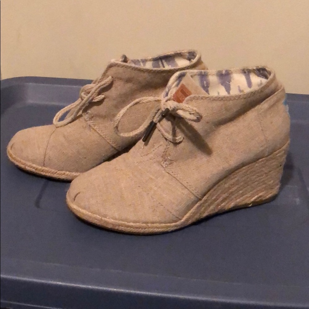 Toms Wedge Booties - Picture 2 of 6